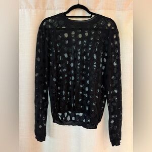 Acne Studios black hole sweater